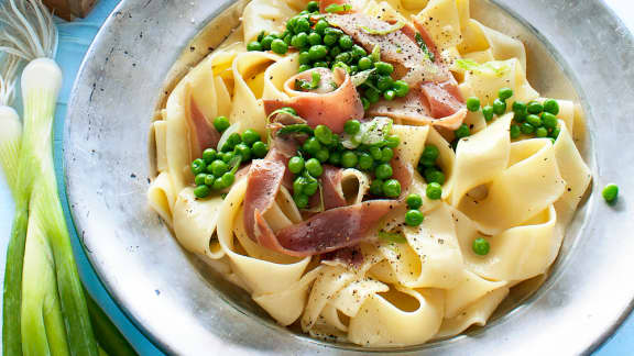 Mardi : Pappardelles alla papalina