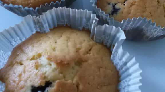 muffins aux myrtilles