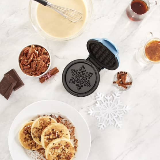 TE AMO - Mini gaufrier - Gaufres - Mini Gaufrier Pancakes Cookies Rouge
