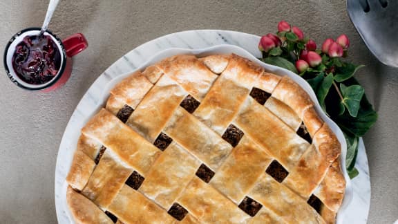 Tourtière végé aux champignons