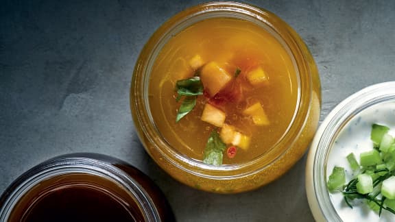 Vinaigrette au cantaloup et à l’anis étoilé