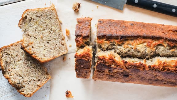 Pain aux bananes végétalien