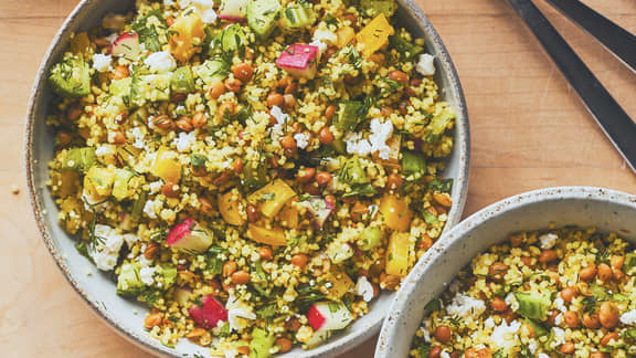 Salade de couscous aux légumes