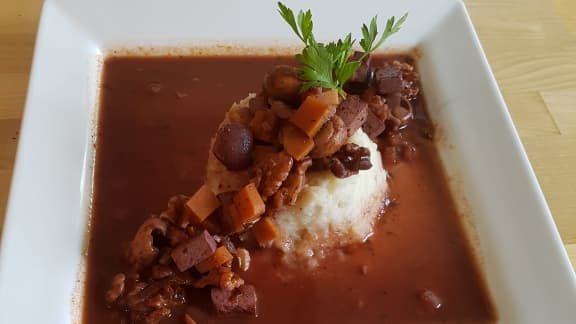 Mardi : Bourguignon végétalien