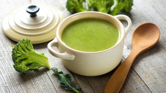 Potage au brocoli