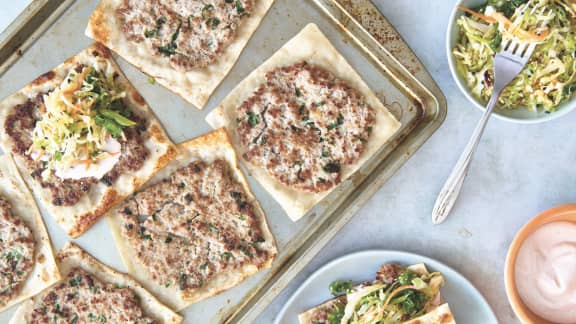 Mercredi : Smash dumplings minute au porc et au gingembre