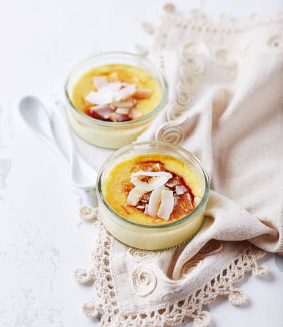 crème brûlée à la noix de coco