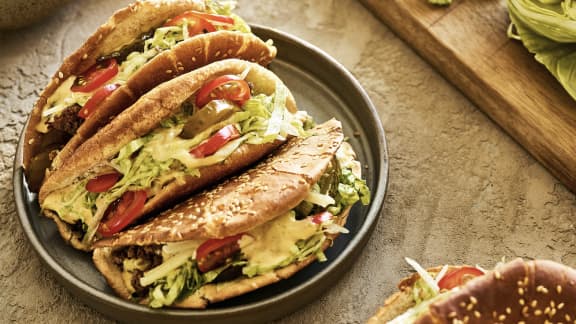 Samedi midi : Tacos burger