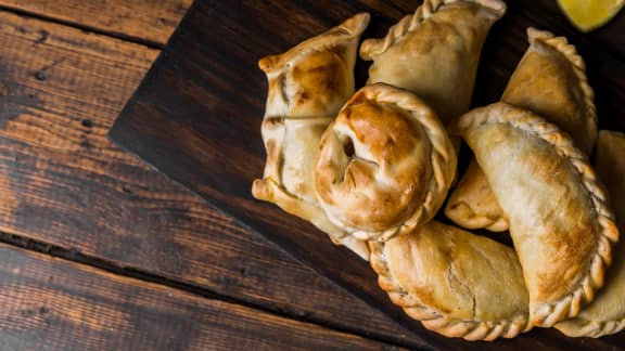Chaussons farcis façon tourtière