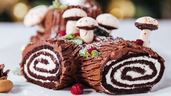 La recette de la bûche de Noël ultra-simple sans four 