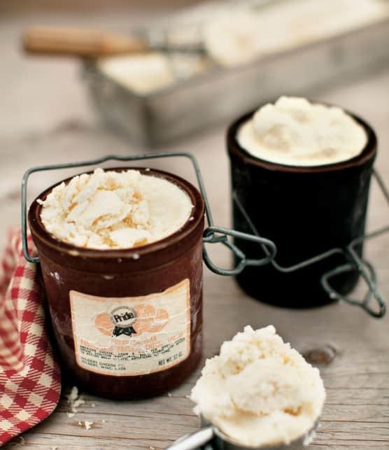 Parfait glacé au melon et à la citronnelle