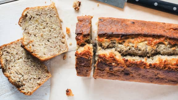 Pain aux bananes végétalien