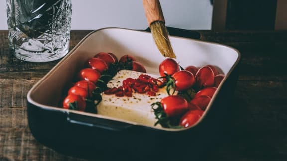 Pâtes au fromage feta