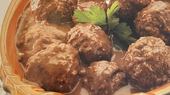 Ragoût de boulettes végétarien