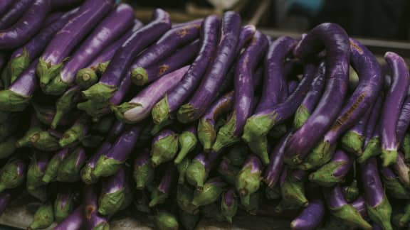 Aubergines panées