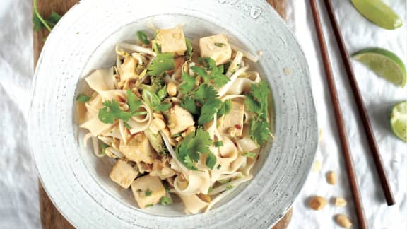 Pad thaï au tofu