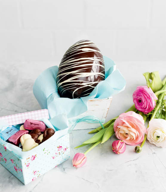 L’œuf de Pâques en chocolat