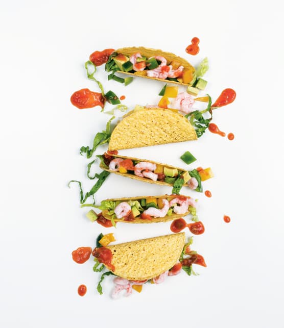 Tacos de crevettes