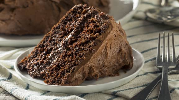 Gâteau au chocolat végétalien