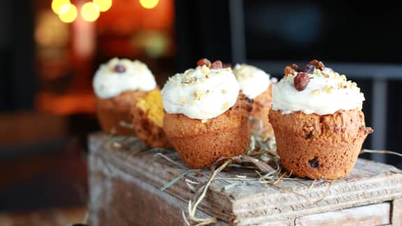 Muffin citrouille et fromage à la crème