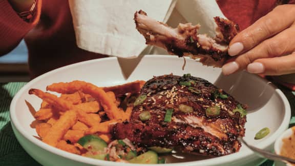 Ribs teriyaki au gingembre
