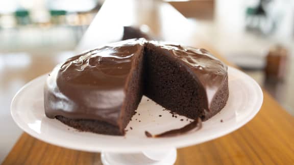 Gâteau au chocolat et à la bière