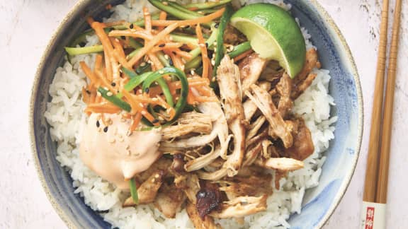 Dimanche soir : Bol de poulet Bánh mì