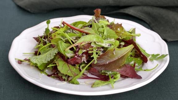 salade verte et vinaigrette italienne