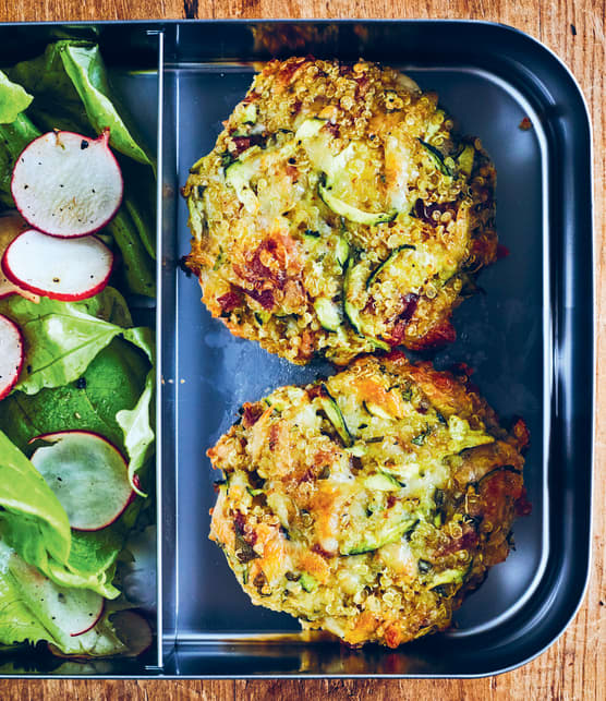 Croquettes de quinoa à la courgette et au prosciutto