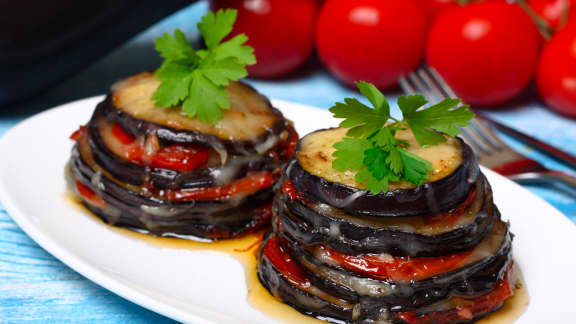 Gratin d’aubergines à la sicilienne