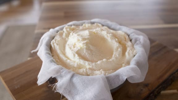 Ricotta maison de Chuck Hugues