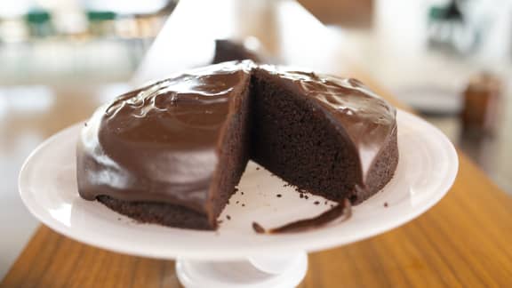 Gâteau au chocolat et à la bière