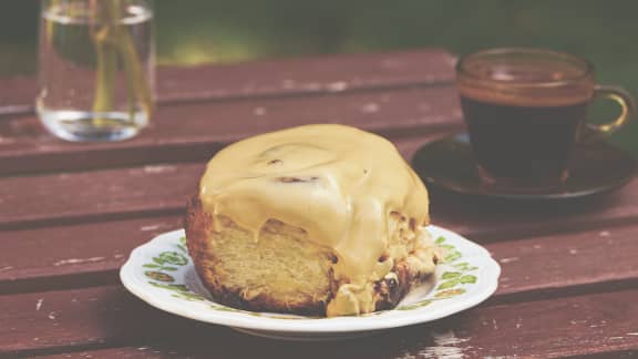 Samedi matin : Brioches à la cannelle et au beurre d'érable