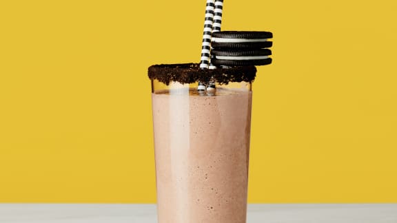 Lait frappé aux bananes et au chocolat