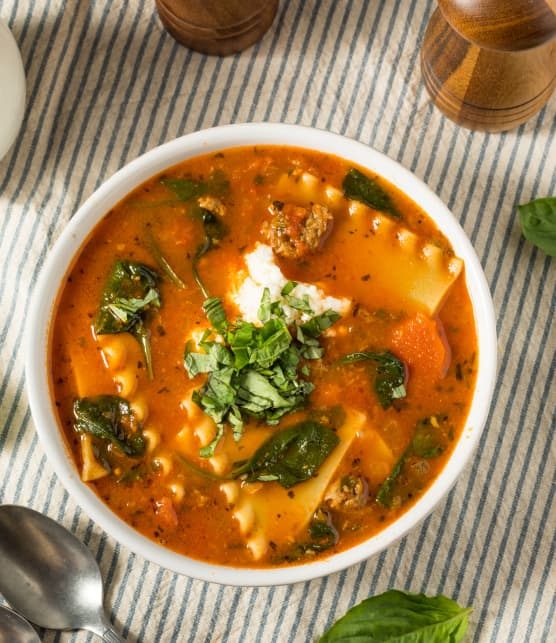 Soupe lasagne : découvrez la recette virale de Tiktok!