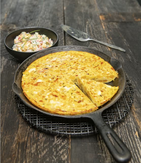 Frittata à la courge butternut