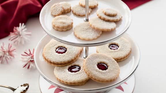 Biscuits au beurre salé et à la pâte d’amandes