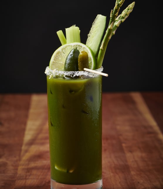 Caesar vert avec jus de pickle