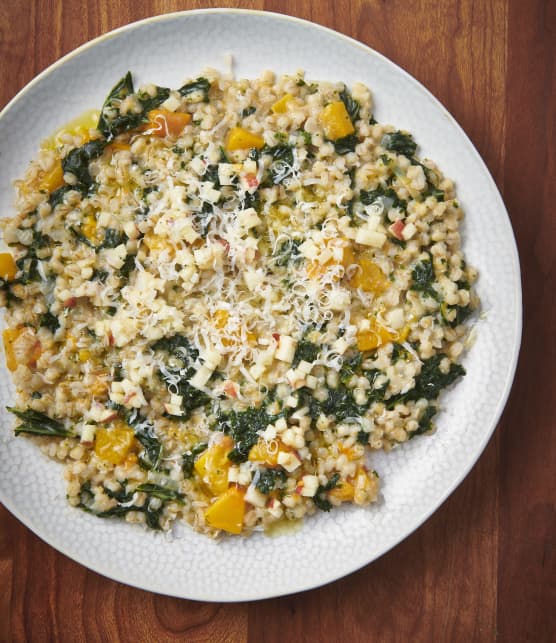 Courge kale orzotto