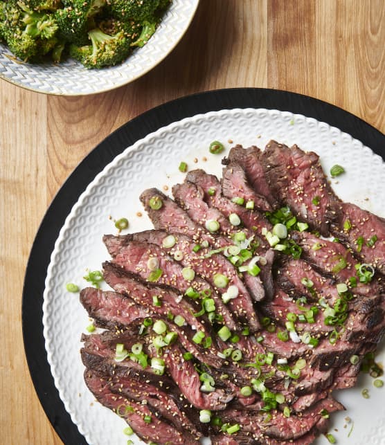 Bavette de boeuf à l'asiatique sous vide