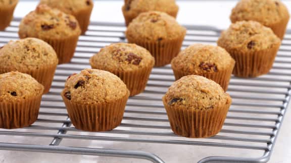 Mini-muffins équilibrés au son