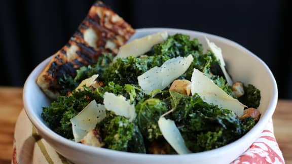 Salade César de kale