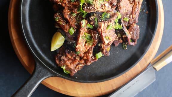 Bouts de côtes de boeuf à la Coréenne