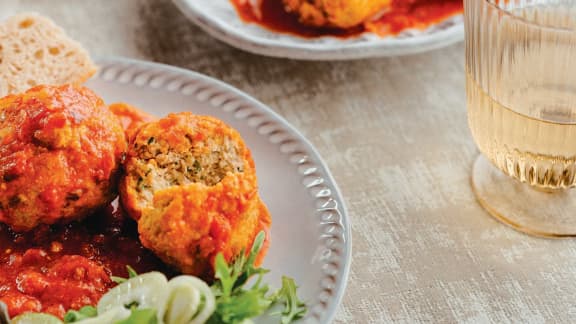 Mercredi : Polpette Di Vitello (boulettes de veau)