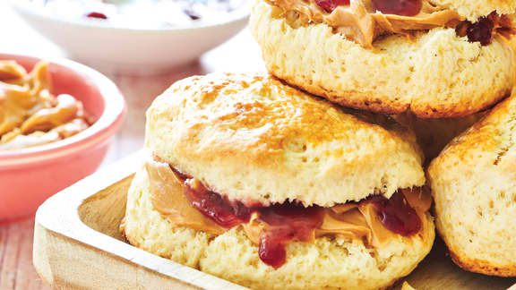 Scones au beurre d'arachide