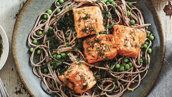 Samedi soir : Saumon confit à la moutarde et à l’érable