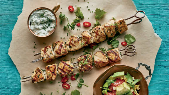 TOP : 10 recettes de brochettes de poulet sur le BBQ