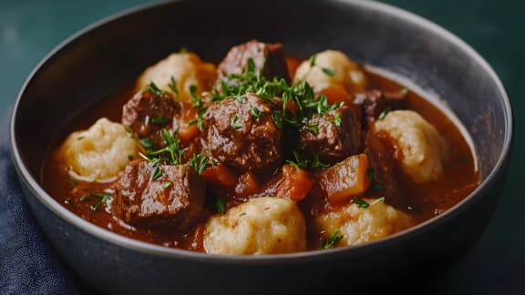 Lundi : Ragoût de boulettes