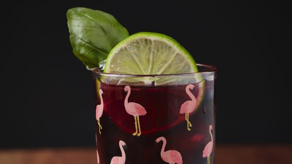 Sangria aux bleuets