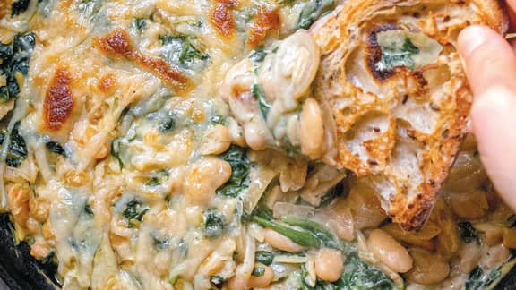 Mijoté de haricots blancs à l'orzo